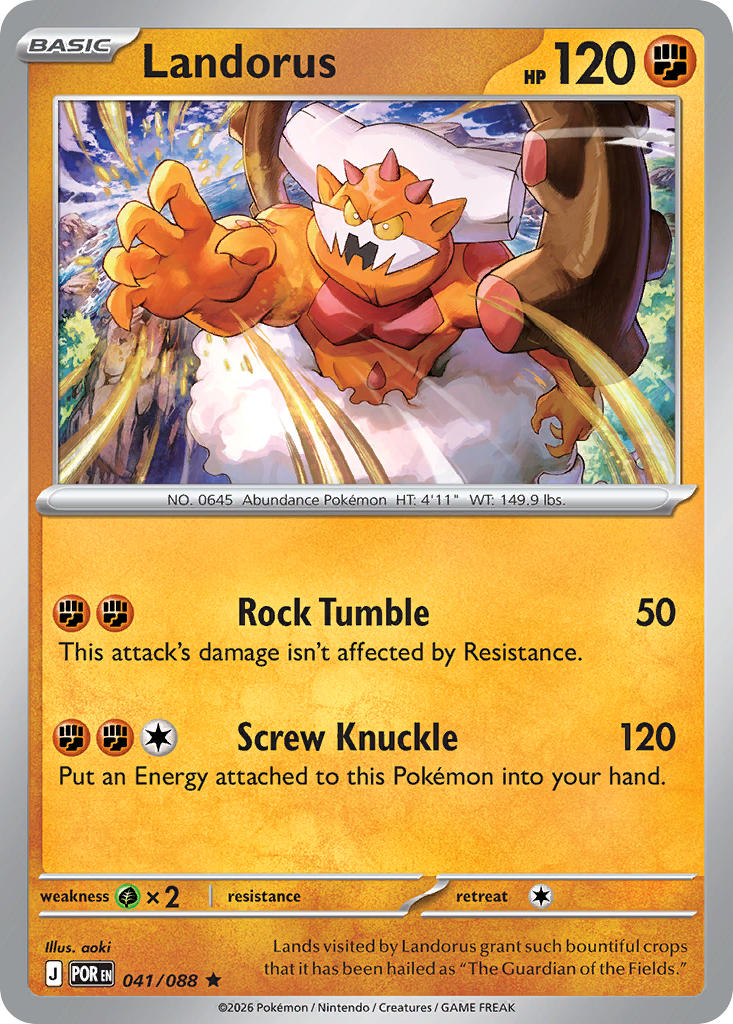 Landorus - POR 041/088 (Reverse Holofoil)
