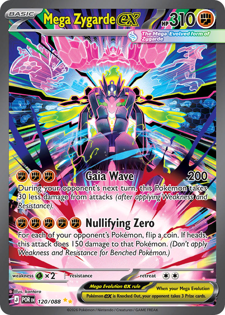 Mega Zygarde ex - POR 120/088 (Holofoil)