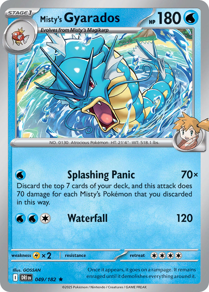 Mistys Gyarados - DRI 049/182 (Holofoil)