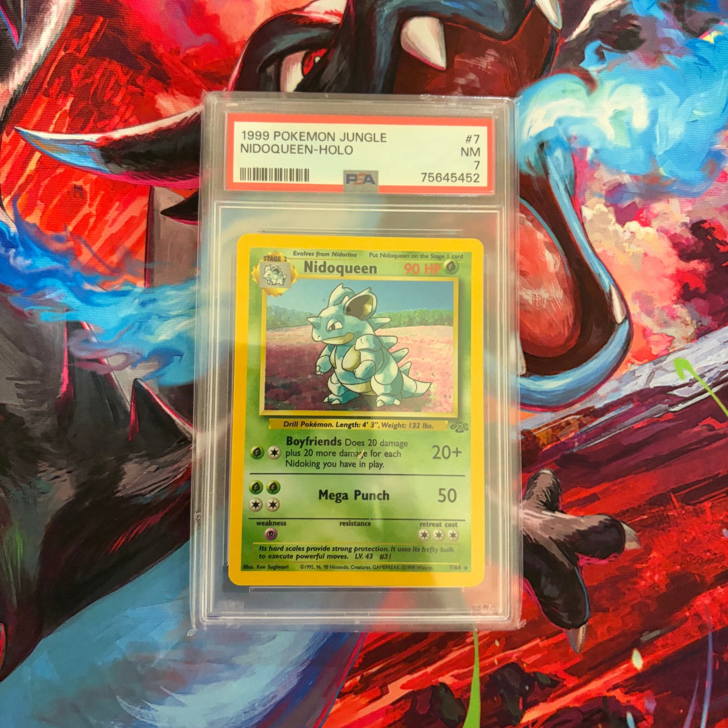 Nidoqueen - 1999 Pokemon Jungle - PSA 7 (Holofoil)