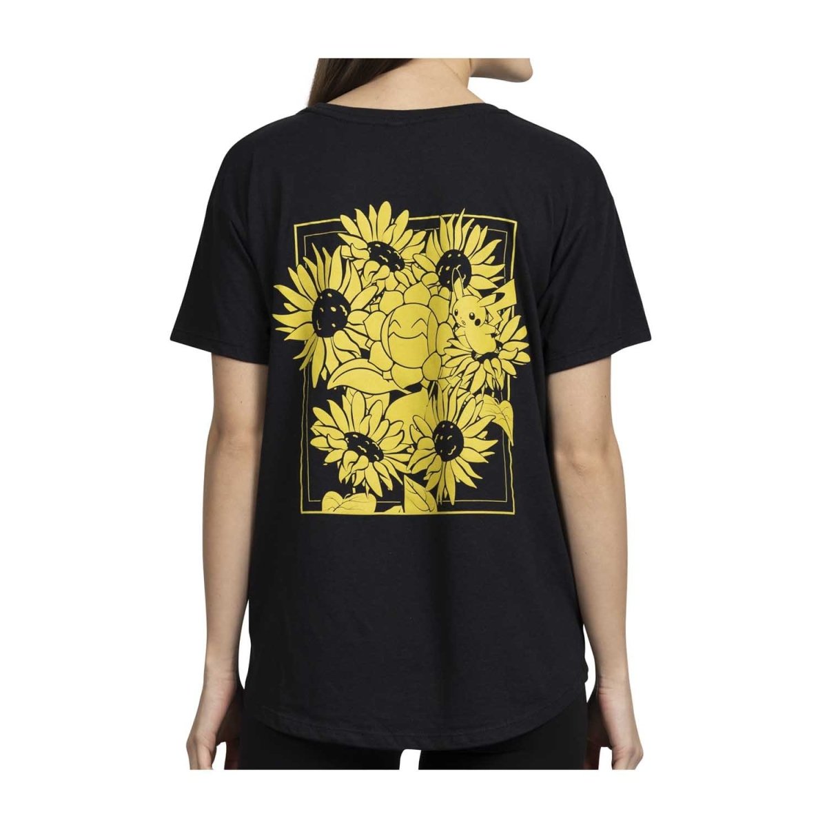 Pokémon Center Clothing - Pikachu and Sunflora - Black - Women