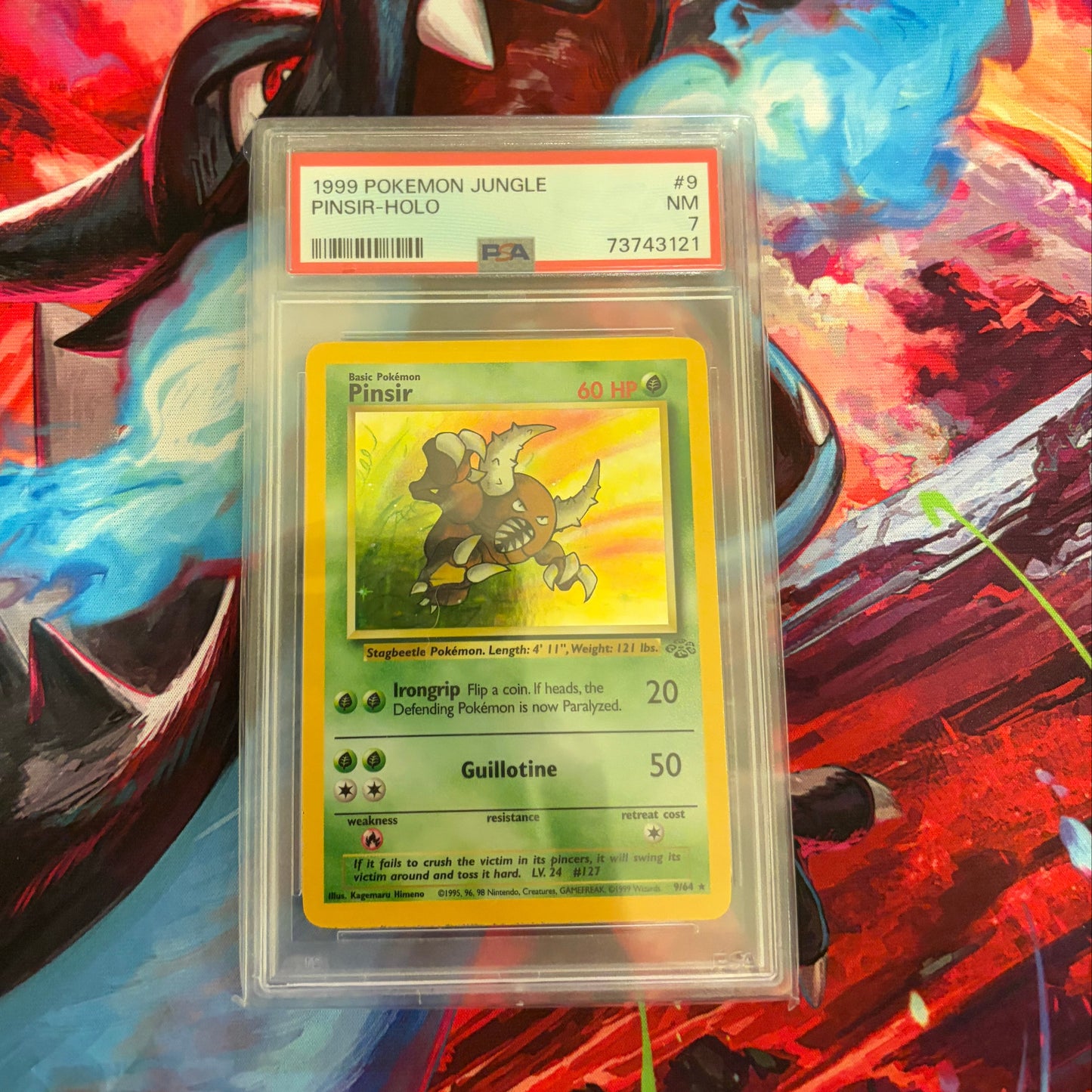 Pinsir - 1999 Pokemon Jungle - PSA 7 (Holofoil)