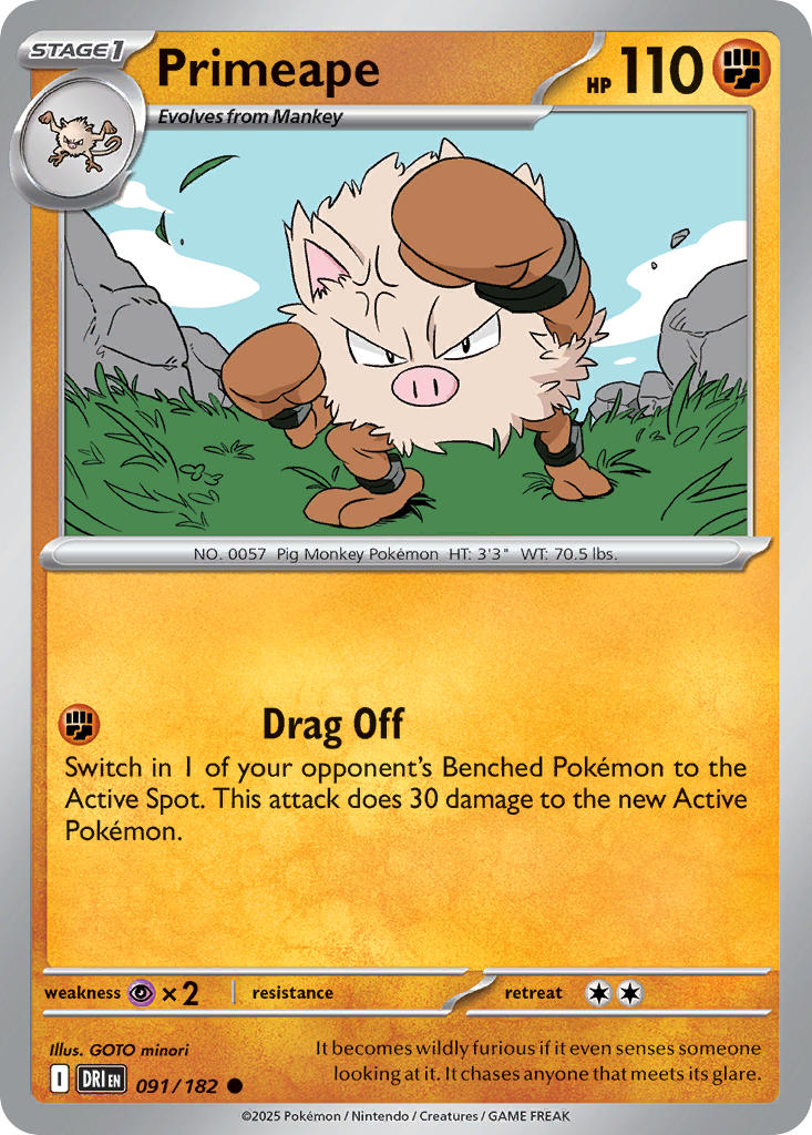 Primeape - DRI 091/182