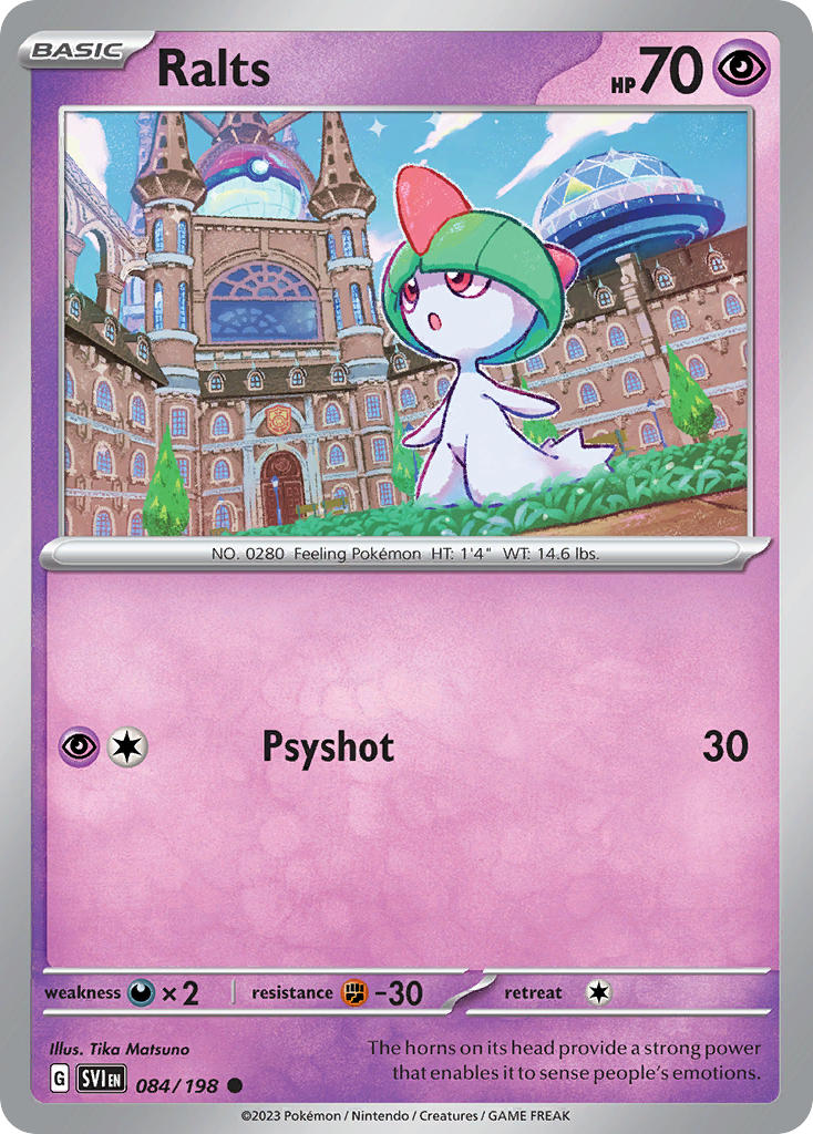 Ralts - SVI 084/198 (Reverse Holofoil)