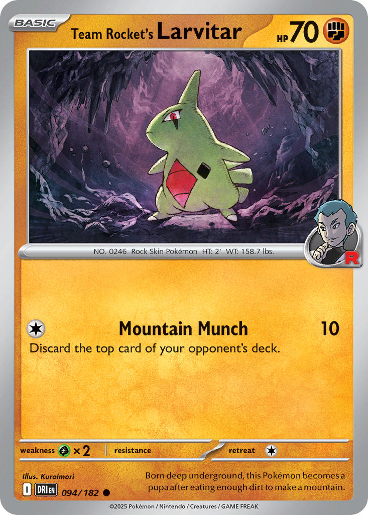 Team Rockets Larvitar - DRI 094/182