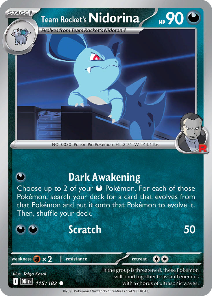 Team Rockets Nidorina - DRI 115/182
