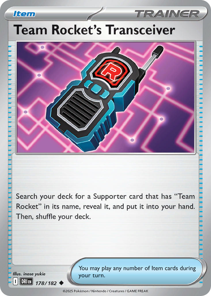 Team Rockets Transceiver - DRI 178/182 (Reverse Holofoil)