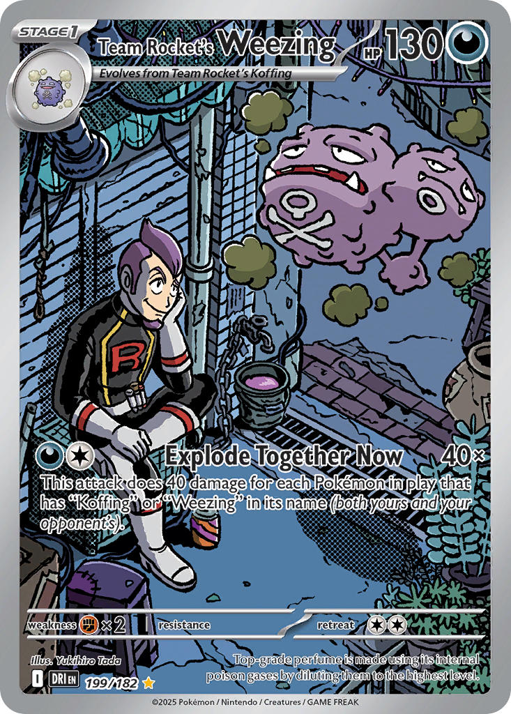 Team Rockets Weezing - DRI 199/182 (Holofoil)