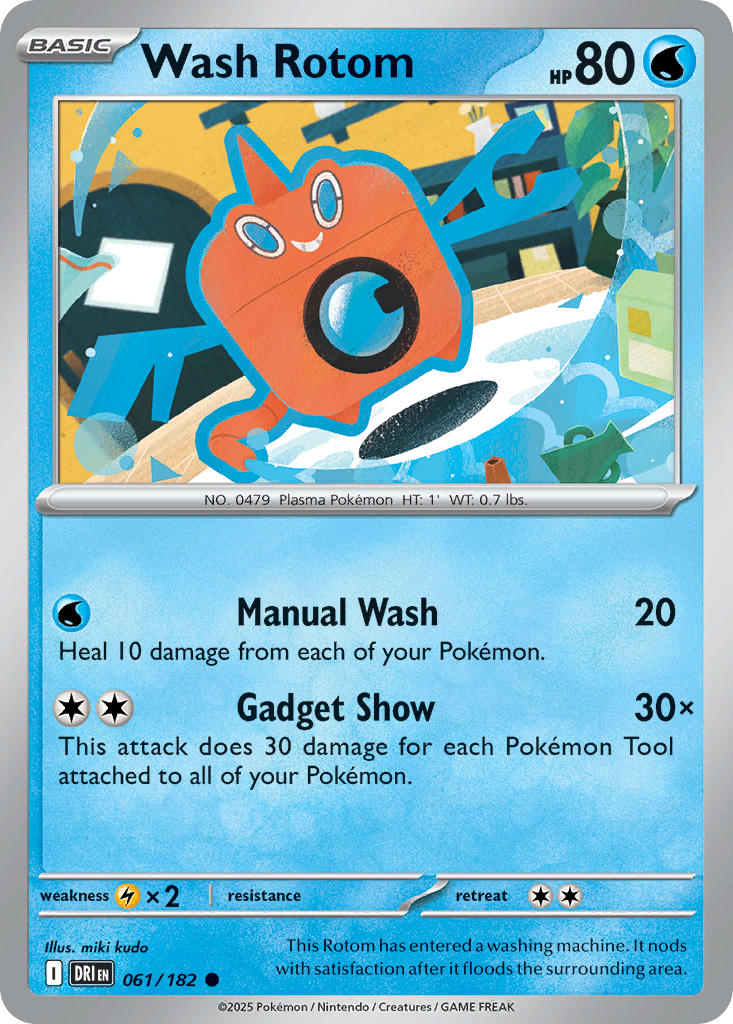 Wash Rotom - DRI 061/182 (Reverse Holofoil)