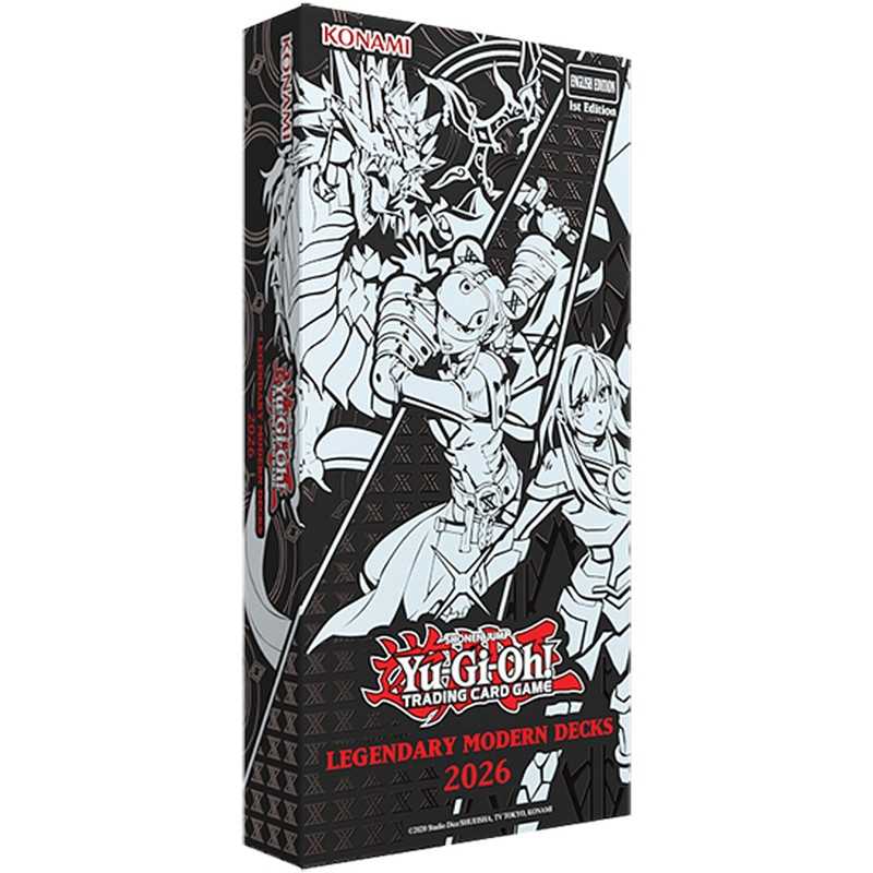 Yu-Gi-Oh! Legendary Modern Decks 2026 – 3 Deck Collector's Set