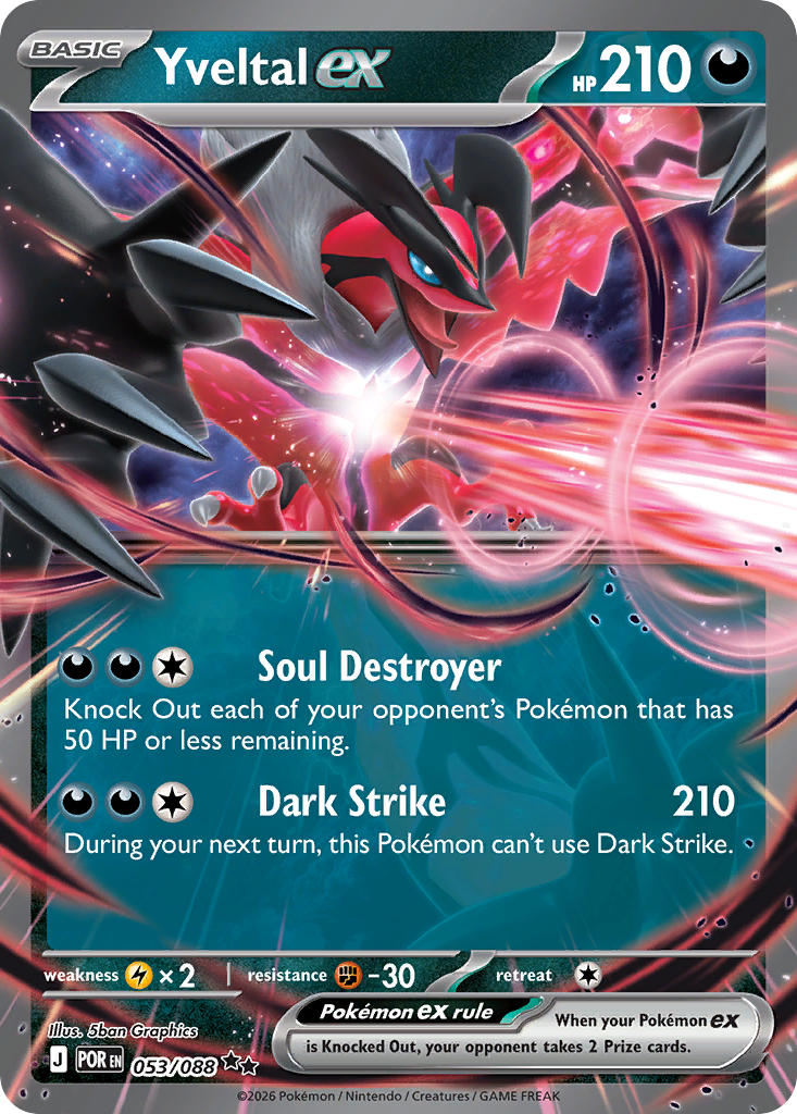 Yveltal ex - POR 053/088 (Holofoil)