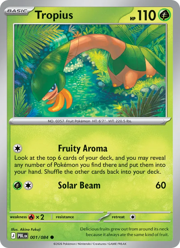 Tropius | PBL - Pokemon card