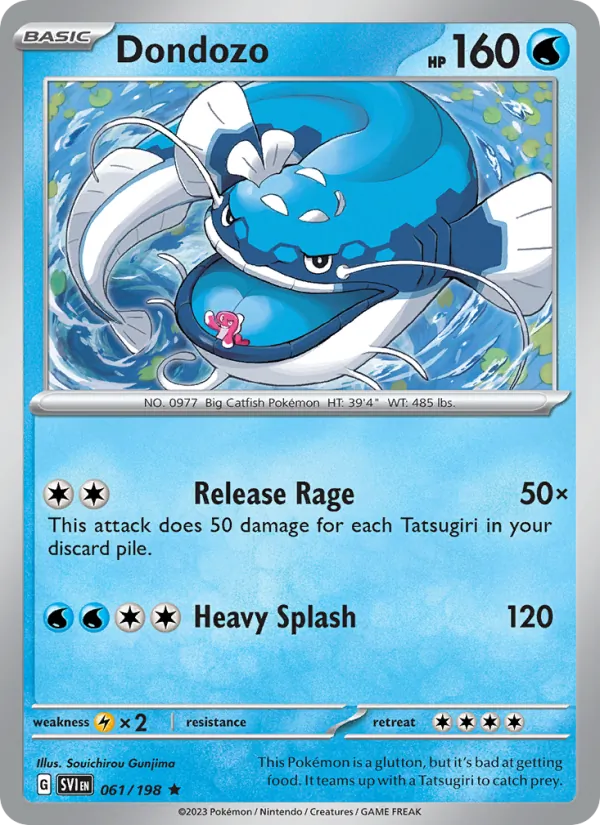 Dondozo - SVI 061/198 (Holo) - Pokemon card