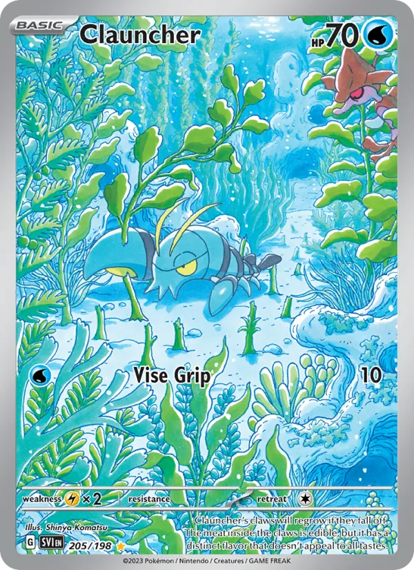 Clauncher - SVI 205/198 (Holo) - Pokemon card