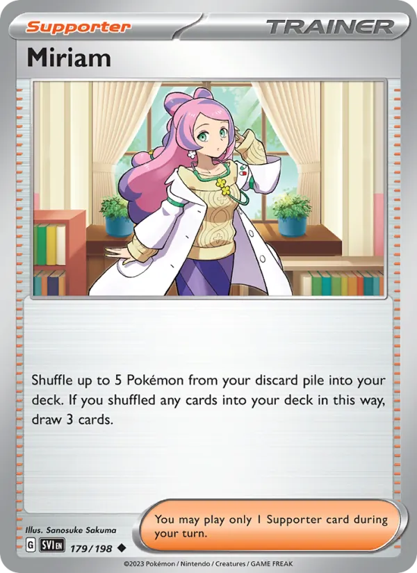 Miriam - SVI 179/198 - Pokemon card
