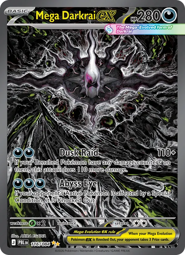 Mega Darkrai ex | PBL (Holo) - Pokemon card