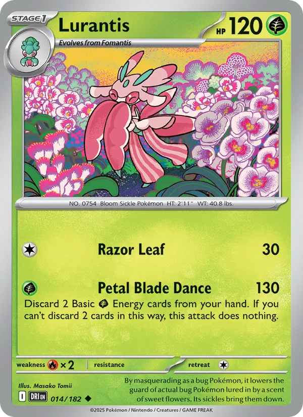 Lurantis - DRI 014/182 - Pokemon card