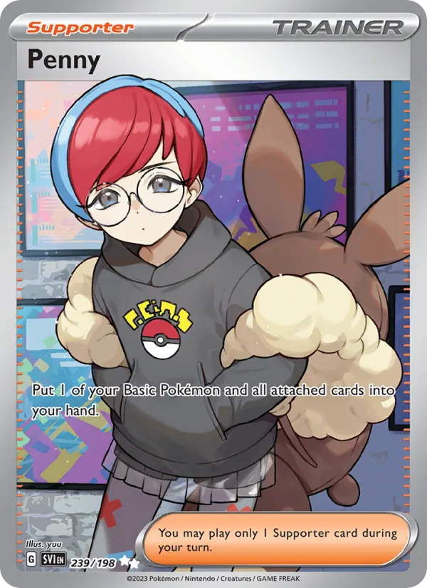 Penny - SVI 239/198 (Holo) - Pokemon card