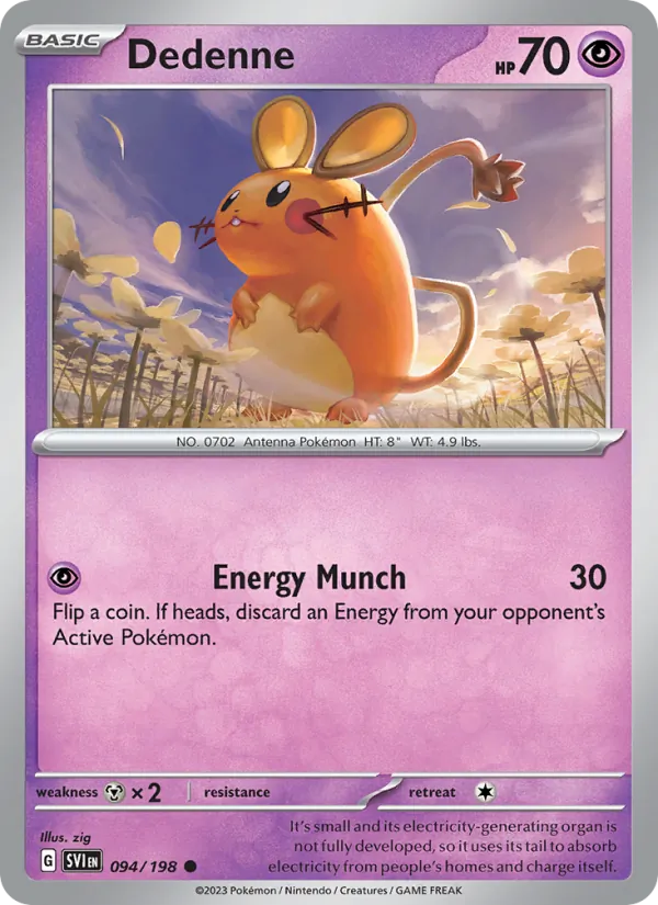 Dedenne - SVI 094/198 - Pokemon card