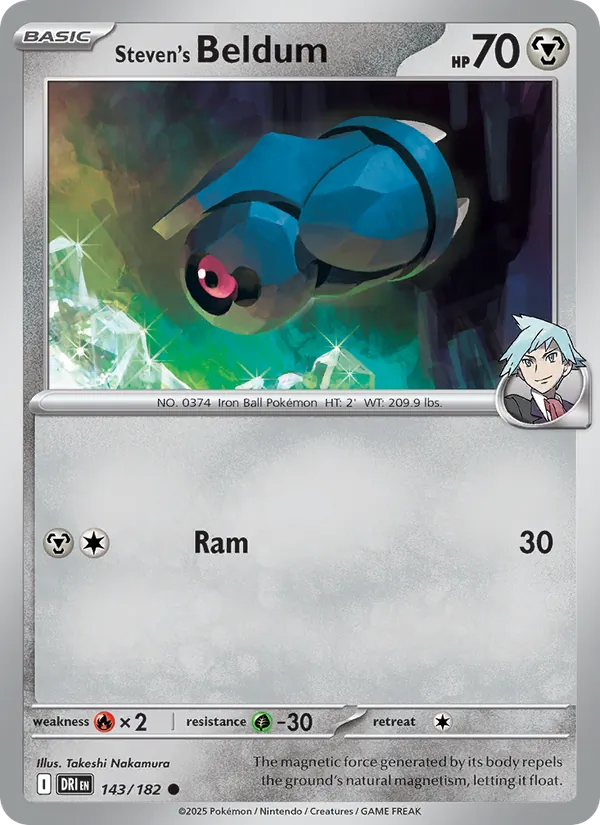 Steven's Beldum - DRI 143/182 - Pokemon card