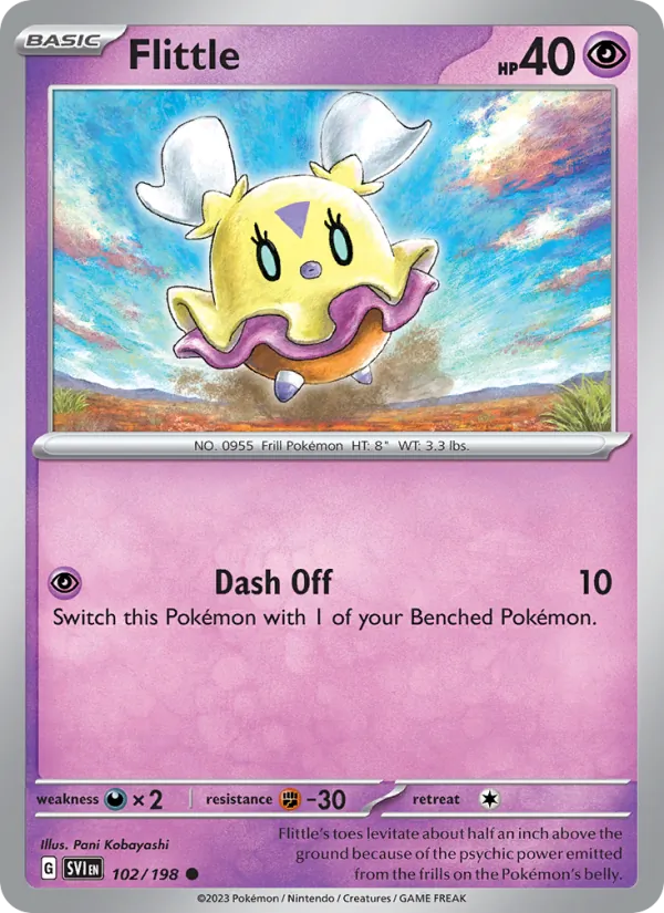 Flittle - SVI 102/198 - Pokemon card