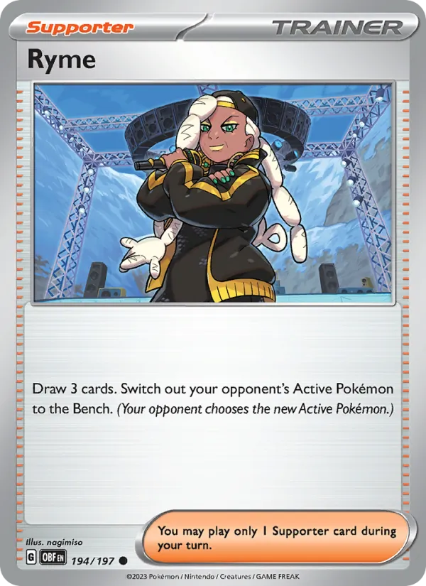 Ryme - OBF 194/197 (Reverse Holo) - Pokemon card