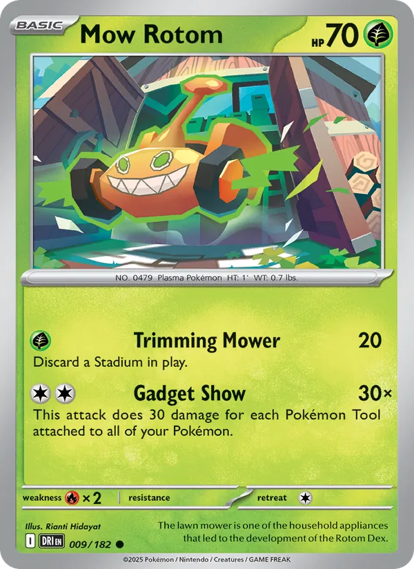 Mow Rotom - DRI 009/182 - Pokemon card