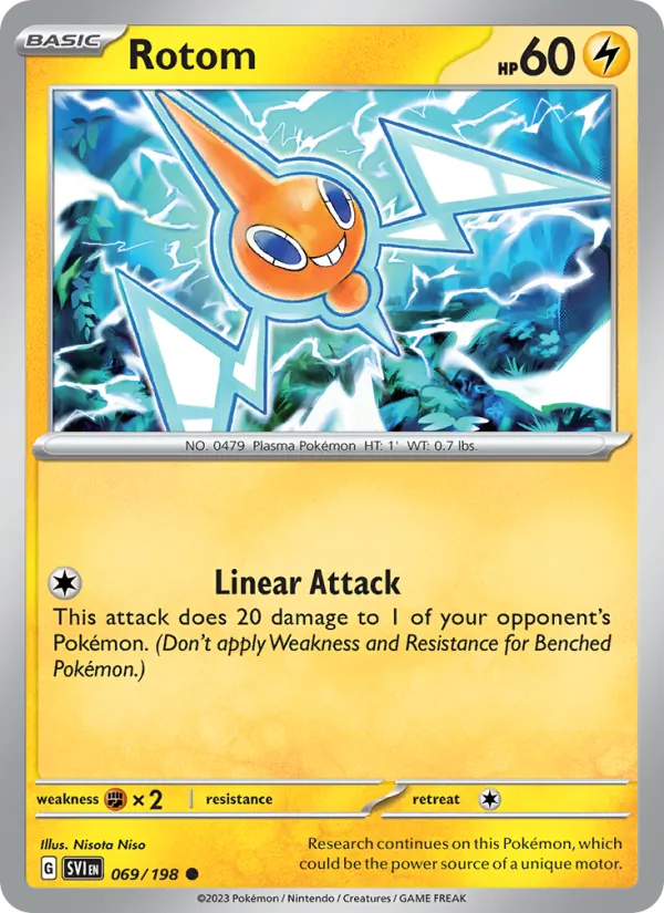 Rotom - SVI 069/198 (Reverse Holo) - Pokemon card