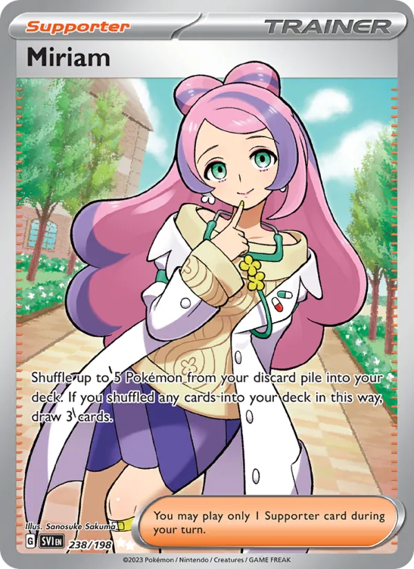 Miriam - SVI 238/198 (Holo) - Pokemon card