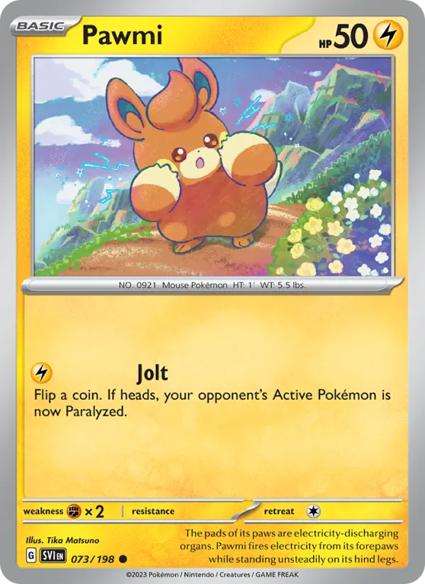 Pawmi - SVI 073/198 - Pokemon card