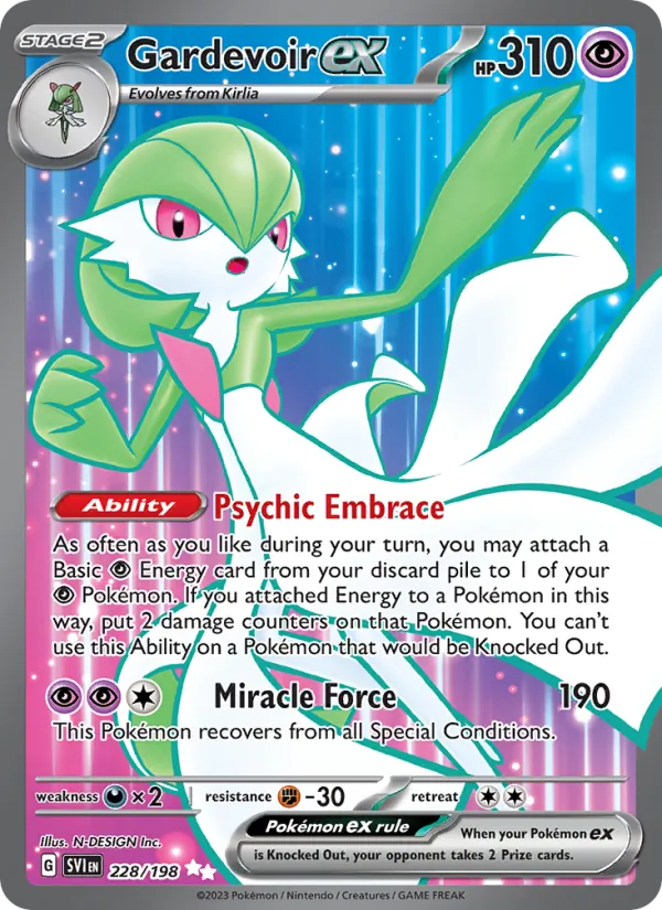 Gardevoir ex - SVI 228/198 (Holo) - Pokemon card