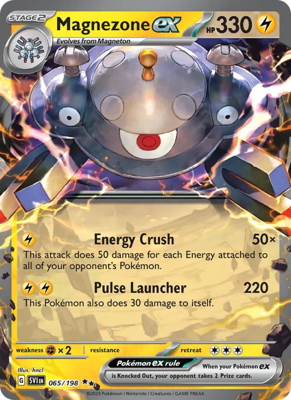 Magnezone ex - SVI 065/198 (Holo) - Pokemon card