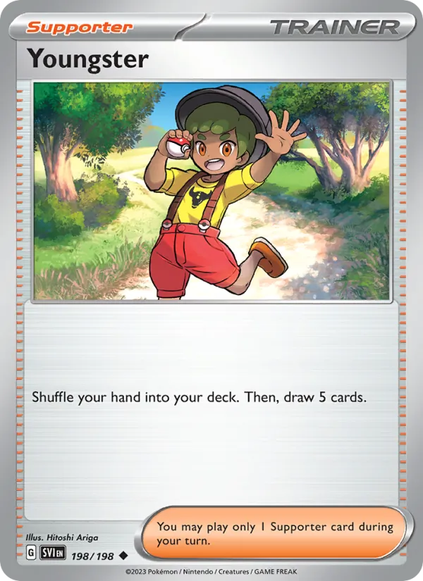 Youngster - SVI 198/198 - Pokemon card