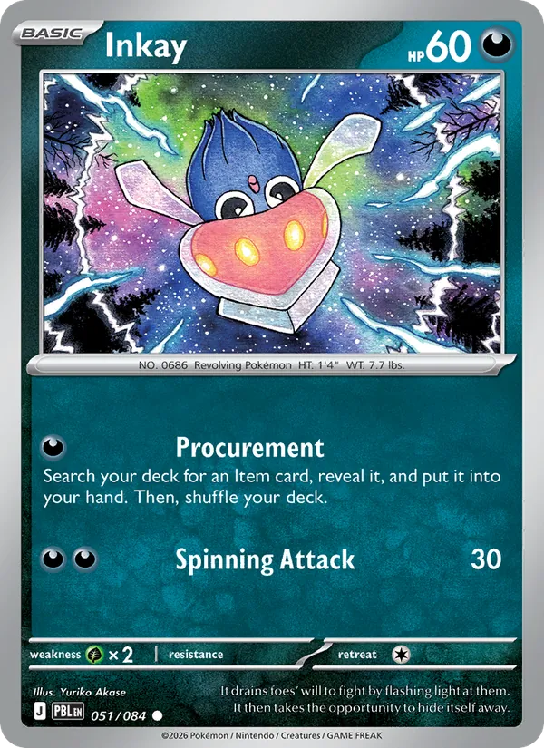 Inkay | PBL - Pokemon card