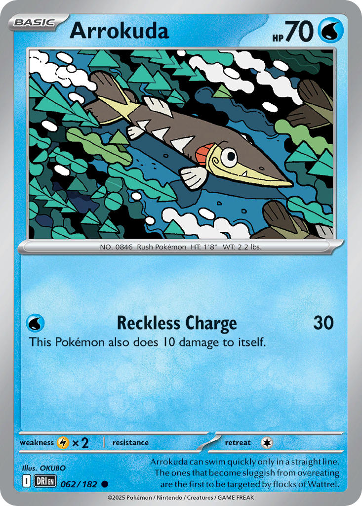 Arrokuda - DRI 062/182 (Reverse Holofoil)