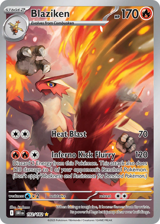 Blaziken  - DRI 192/182 (Holofoil)