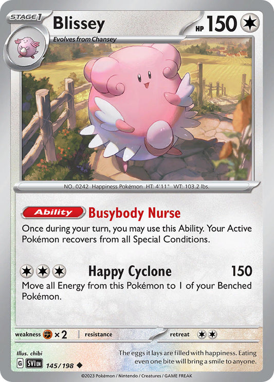 Blissey - SVI 145/198 (Reverse Holofoil)