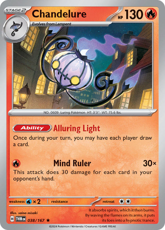 Chandelure - TWM 038/167 (Reverse Holofoil)