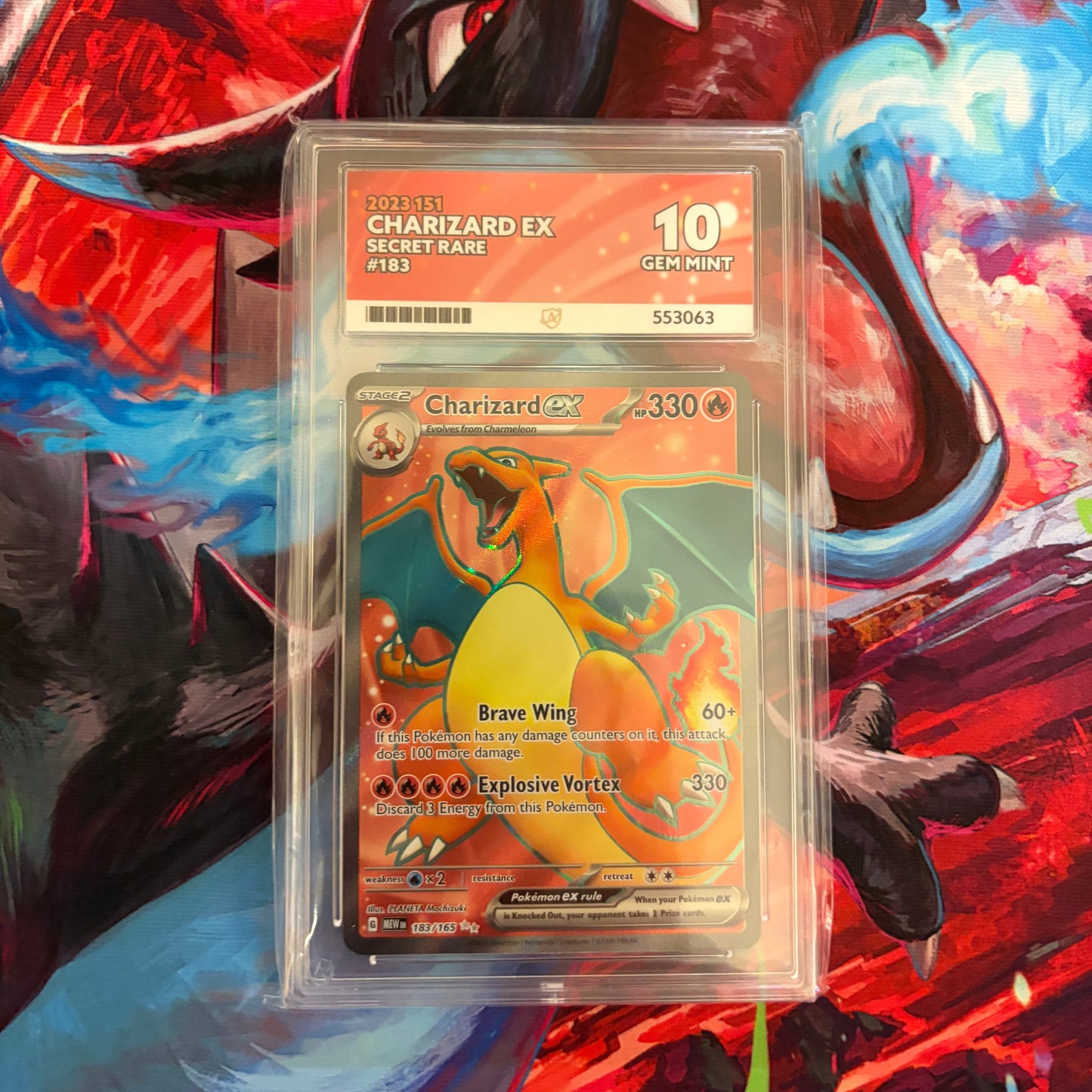 Charizard ex - 2023 Pokemon Scarlet & Violet 151 - ACE 10 Gem Mint (Secret Rare)