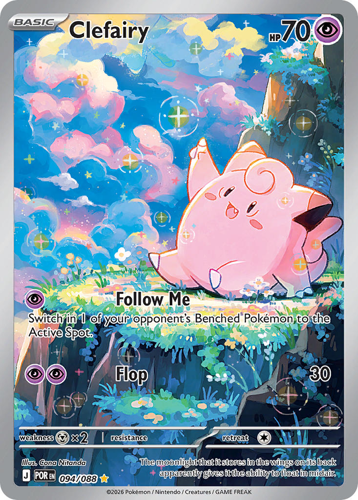 Clefairy - POR 094/088 (Holofoil)