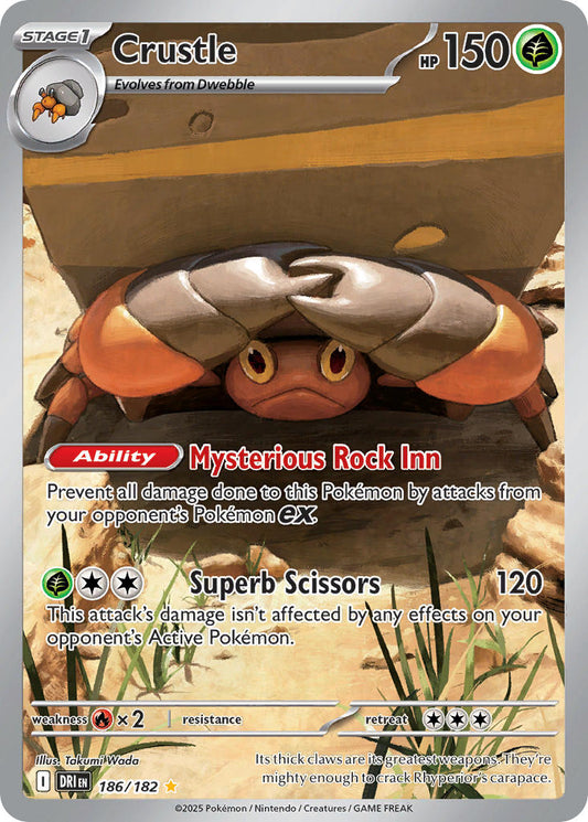Crustle  - DRI 186/182 (Holofoil)