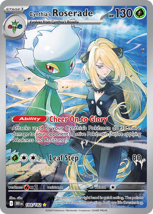 Cynthias Roserade  - DRI 184/182 (Holofoil)