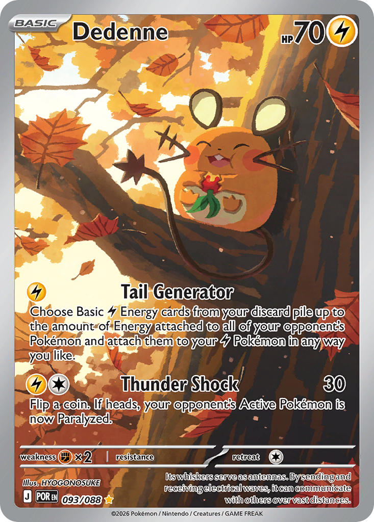 Dedenne - POR 093/088 (Holofoil)