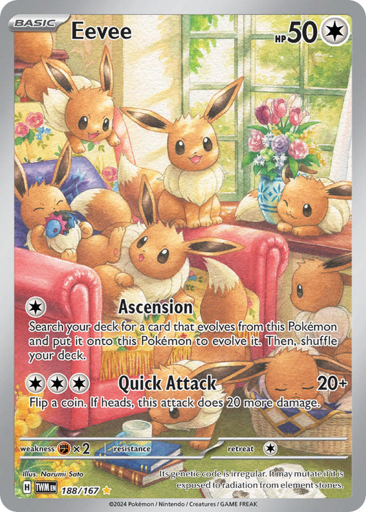 Eevee - TWM 188/167 (Holofoil)