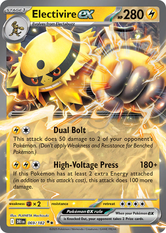 Electivire ex  - DRI 069/182 (Holofoil)