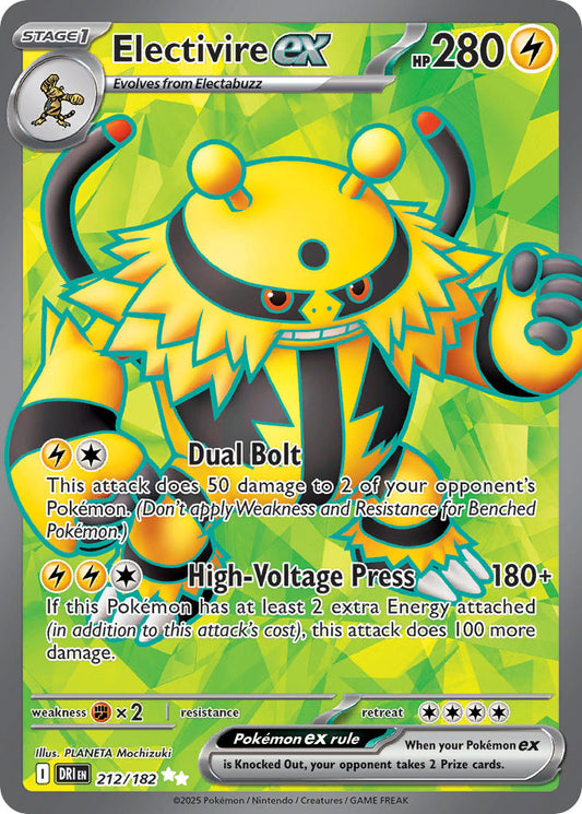 Electivire ex  - DRI 212/182 (Holofoil)