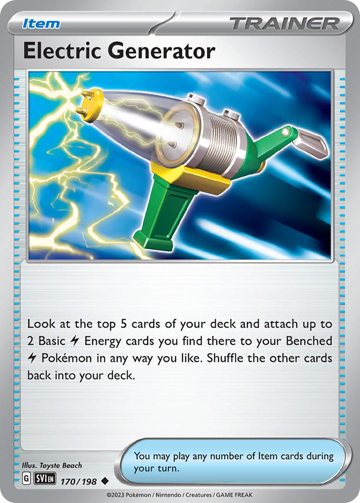 Electric Generator - SVI 170/198 (Reverse Holofoil)