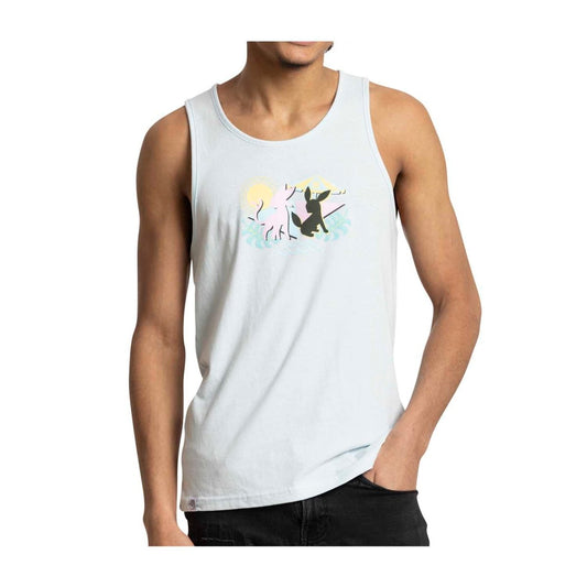 Pokémon Center Clothing - Espeon & Umbreon Vest Tank Top - Light Blue