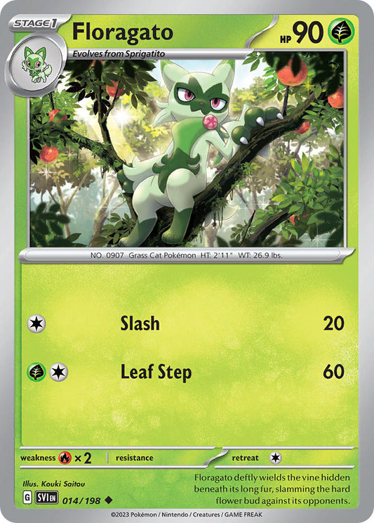Floragato - SVI 014/198 (Reverse Holofoil)