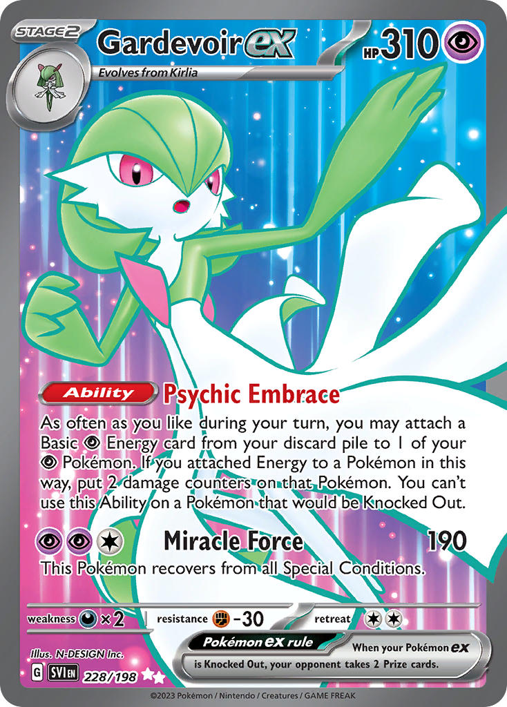 Gardevoir ex  - SVI 228/198 (Holofoil)